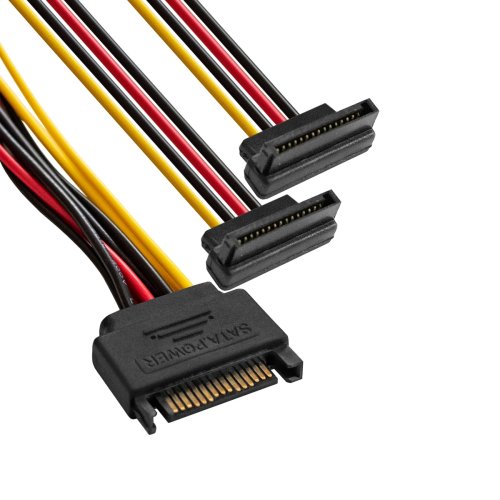   SATA ExeGate EX-CC-SATAM2F (15-pin (m) /2x15-pin (f)  