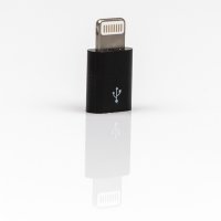  Dialog CI-0001 black -  Lightning 8pin (M) - microUSB (F), 