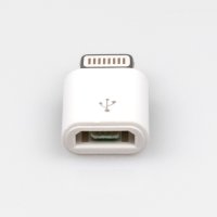  Dialog CI-0001 White -  Lightning 8pin (M) - microUSB (F), 