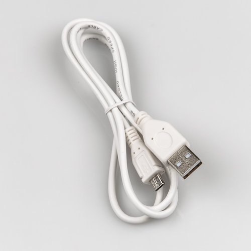  Dialog CU-0310-P white - microUSB B (M) - USB A (M),  V2.0,  1.0 