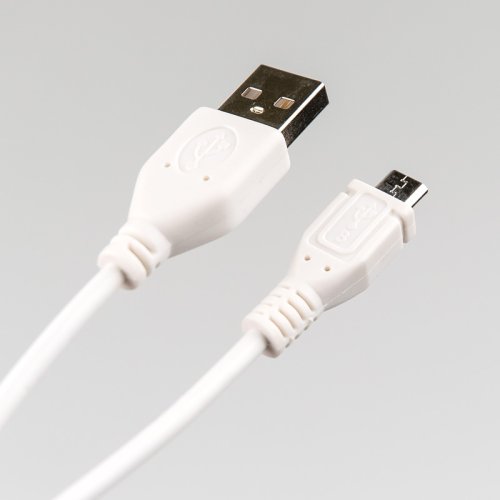  Dialog CU-0310-P white - microUSB B (M) - USB A (M),  V2.0,  1.0 