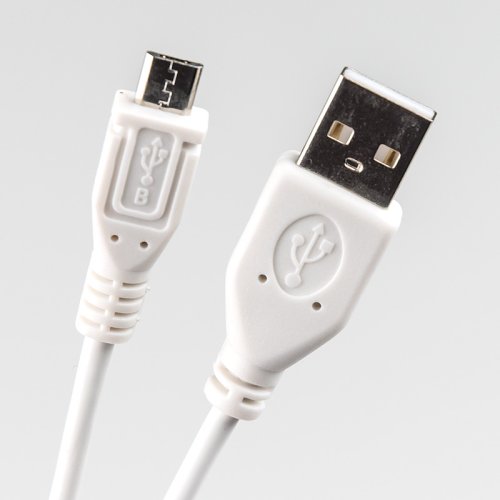  Dialog CU-0310-P white - microUSB B (M) - USB A (M),  V2.0,  1.0 