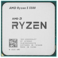  AMD Ryzen 5 5500 OEM AM4, 6 x 3.6 , L2 - 3 , L3 - 16 , 2  DDR4-3200 ,      TDP 65 
