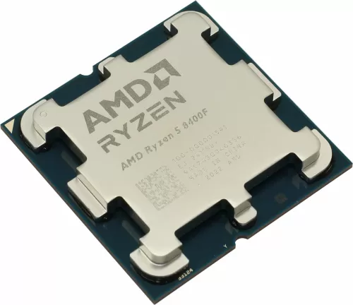 Процессор AMD Ryzen 5 8400F OEM AM5, 6 x 4.2 ГГц, L2 - 6 МБ, L3 - 16 МБ, 2 х DDR5-5200 МГц, TDP 65 Вт