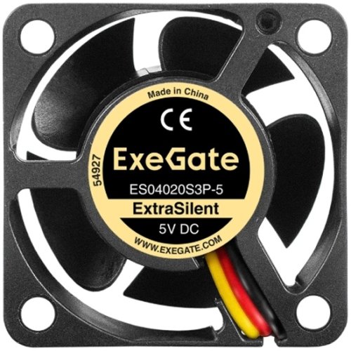  404020 ExeGate ExtraSilent ES04020S3P, EX297013 Sleeve bearing, 3pin, 6300RPM 28dBA