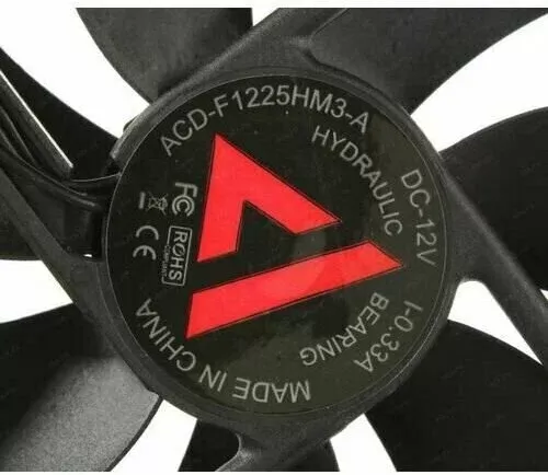  ACD ACD-F1225HM3-A 120x120x25, 3 pin, DC 12V, 0.33A OEM