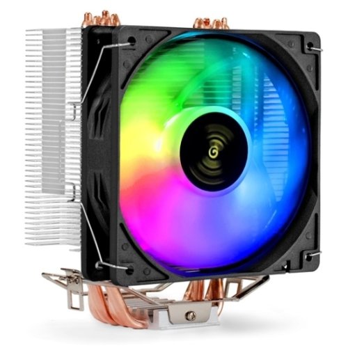  140W PWM ExeGate Wizard EEXX400V2-PWM.FRGB (Al+Cu, 4 ., LGA775/ 1150/1151/1155/1200/AM2/AM2+/AM3/AM3+/AM4/FM1/FM2/754/939/940, TDP 140W, Fan 120mm, PWM 800-2400RPM, Hydro bearing, 4pin, 11-24dB