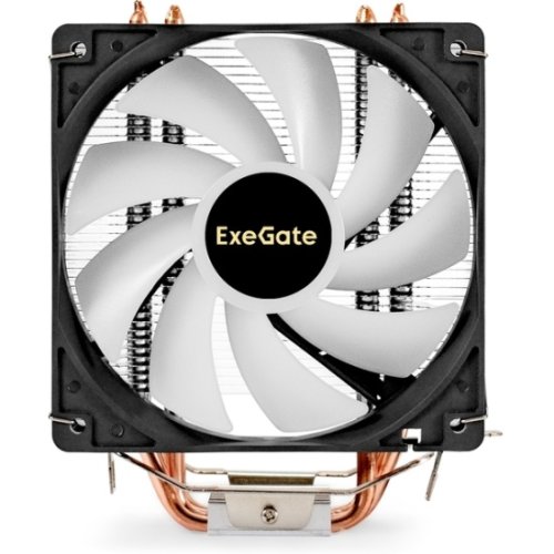  140W PWM ExeGate Wizard EEXX400V2-PWM.FRGB (Al+Cu, 4 ., LGA775/ 1150/1151/1155/1200/AM2/AM2+/AM3/AM3+/AM4/FM1/FM2/754/939/940, TDP 140W, Fan 120mm, PWM 800-2400RPM, Hydro bearing, 4pin, 11-24dB