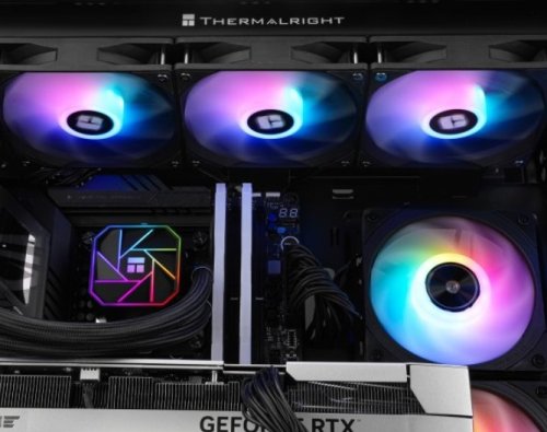    Thermalright Aqua Elite Black 360 ARGB V3 (A-ELITE-BL-360-ARGB-V3) (s1700, S1851, AM4, AM5, s1150, s1151, s1155, s1156, s2011, s2066, s1200,  AM5, 4-pin PWM + 3-pin 5V ARGB , 3 Fan 1500 / )