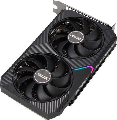  ASUS GeForce DUAL-RTX3060-O12G-V2 [90YV0GB2-M0NA10] 12Gb, GDDR6, PCI Express x16 4.0, OC, Ret