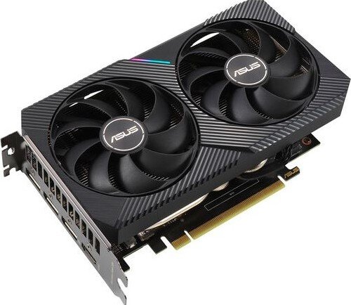  ASUS GeForce DUAL-RTX3060-O12G-V2 [90YV0GB2-M0NA10] 12Gb, GDDR6, PCI Express x16 4.0, OC, Ret