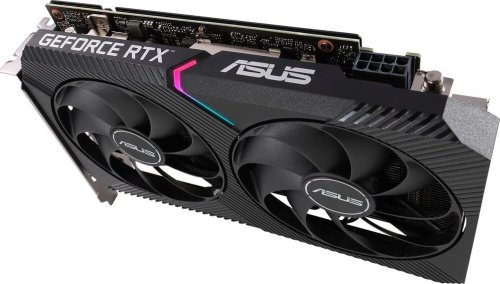  ASUS GeForce DUAL-RTX3060-O12G-V2 [90YV0GB2-M0NA10] 12Gb, GDDR6, PCI Express x16 4.0, OC, Ret