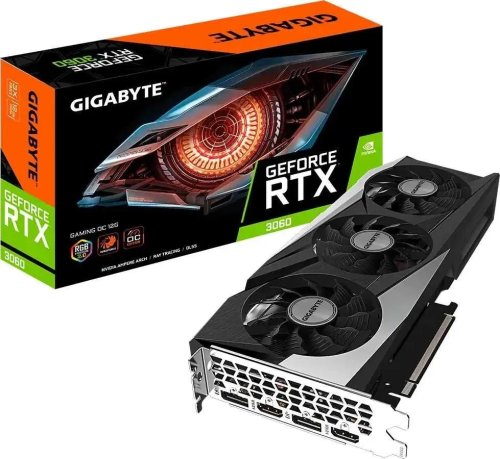  GIGABYTE GeForce RTX 3060 GAMING OC (LHR) [GV-N3060GAMING OC-12GD Rev2.0] [PCIe 4.0 12  GDDR6, 192 , 2 x DisplayPort, 2 x HDMI, GPU 1320 ]