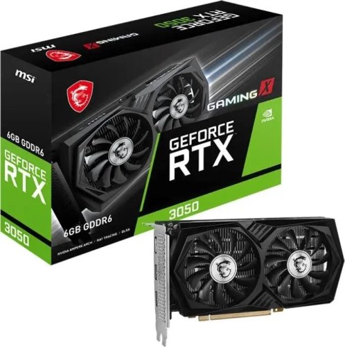  MSI GeForce RTX 3050 GAMING X [912-V812-024] PCIe 4.0 6  GDDR6, 96 , 2 x HDMI, DisplayPort, GPU 1042 