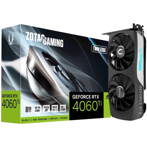  ZOTAC GeForce RTX 4060 Ti Twin Edge [ZT-D40610E-10M] PCIe 4.0 8  GDDR6, 128 , 3 x DisplayPort, HDMI, GPU 2310 