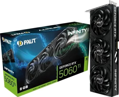  Palit Nvidia GeForce RTX 5060 Ti Infinity 3 8GB [NE7506T019P1-GB2062S]