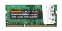  SO-DIMM DDR3L 4GB QUMO 1600MHz PC-12800 256Mx8 CL11 1,35V  Retail (QUM3S-4G1600K11L) 16 Chips