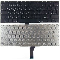 Клавиатура для ноутбука Apple Macbook A1370 черная без рамки