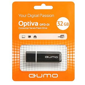 - 32Gb QUMO [Optiva 01, USB 2.0] Black()