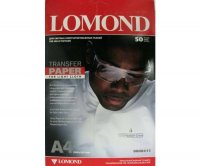 Фотобумага LOMOND Термотрансферная для светлых тканей , А4, 140 г/м2, 50 листов 0808415