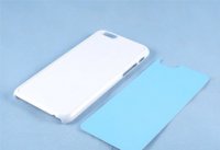 iPhone6 Plus Чехол белый пластиковый, со вставкой под сублимацию арт.610