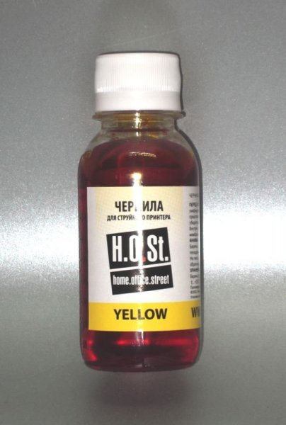 Чернила для Epson R800 R1800 100мл Yellow (HOST)