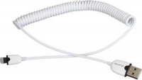 Кабель Lightning кабель Qumo white QC200 1,5 метра