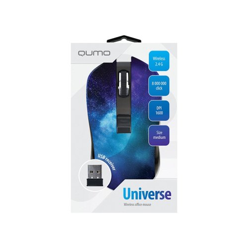  Qumo Office Universe M27, 4 , 2.4G, 800/1200/1600 dpi