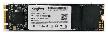   SSD M.2 256GB Kingfast 2310DCS23BF-256 [M.2 2280 SATA,  550 /,  450 / ] OEM