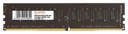  DDR4 8Gb QUMO 3200 Mhz PC-21300 1.2V 1Gx16 288P (QUM4U-8G3200PP22) 4 Chips