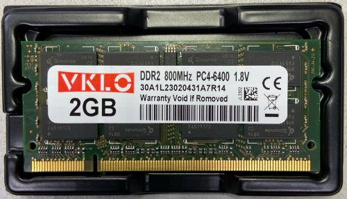  SO-DIMM DDR2 2Gb PC-6400 800Mhz VKLO 30A1L23020431A7R14
