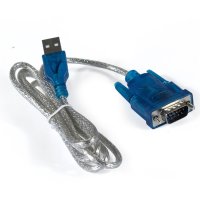 Кабель-адаптер USB 2.0-RS232 ExeGate EX-UAS-1.2 (Am/DB9M, 1.2м, крепеж разъёма - винты)