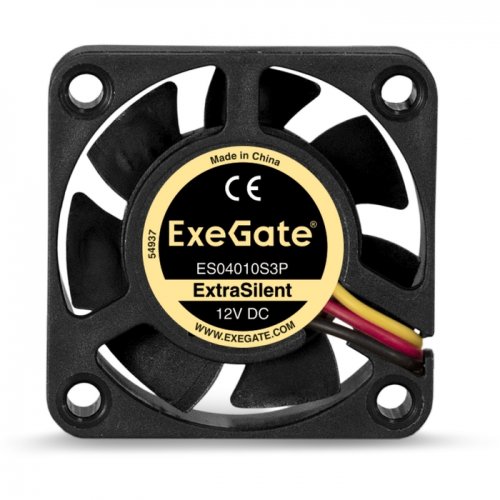  404010 ExeGate ExtraSilent EX04010S2P, Sleeve bearing, 2pin, 5500RPM 22dBA