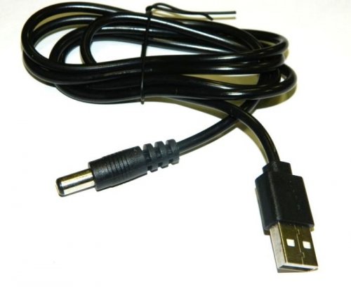  USB-A (male) - DC (male) Netko 7x2.5 (-) 1,  .55370