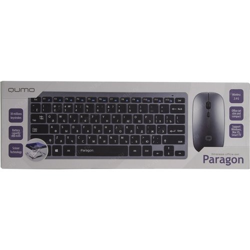   Qumo Paragon  +  White + Silver K15/M21, 2.4G, 400 mA