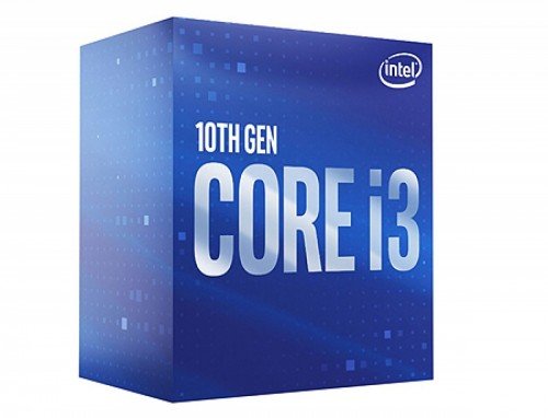 Процессор Intel Core i3 10100F BOX (S1200, к-во ядер:4, потоков:8, Comet Lake 14nm, 3.6 GHz Turbo Boost 4.3Ghz , 6 MB, графическое ядро ОТСУТСТВУЕТ, SSE4.1/4.2, AVX2 / VT-x / VT-d, контроллер 2-channel DDR4-2666, TDP 65W)
