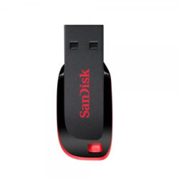 - 64Gb SanDisk Cruzer Blade, USB 2.0  Black (SDCZ50-064G-B35)