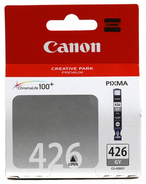 Картридж Canon (уценен просрочен) CLI-426GY серый MG6140/8140