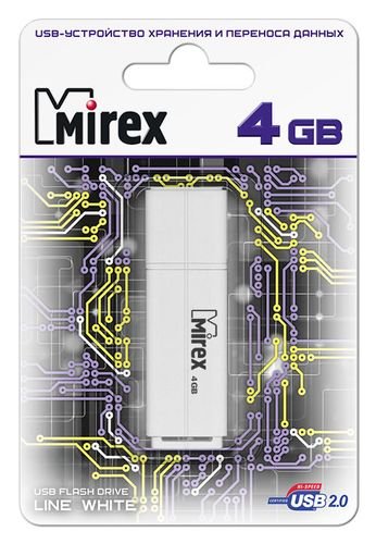 -  4GB Mirex LINE White ()