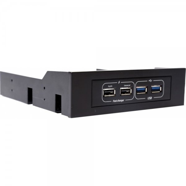  USB  GameMax FC01-U3 ( 2  USB 3.0 (2A)    USB 2.0,   5.25