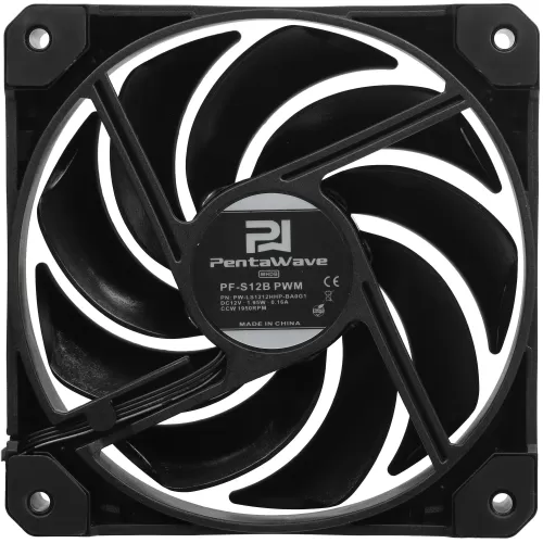 ���������� 120�120�25 PentaWave PF-S12B PWM [120 x 120 ��, 4 pin, 600-1950��/���, 29.6 ��, MHDB