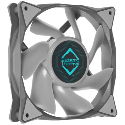 Вентилятор Iceberg Thermal IceGALE 120 Grey, скорость вращения 500-1850 об/минб, 35dBa, 12V 0.20A