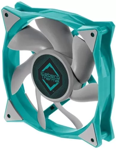 Вентилятор Iceberg Thermal IceGALE 120 Teal , скорость вращения 500-1850 об/минб, 35dBa, 12V 0.20A