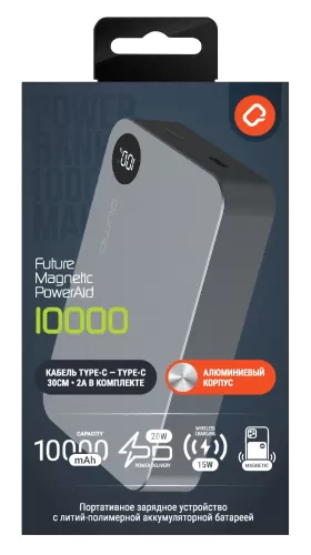 ����������� �������� ���������� Future Magnetic PowerAid 10000 ��-� (FMPA-10C-S1) Metal W15, ���� ��