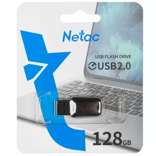 ����-����������128GB Netac U197 NT03U197N-128G-20BK ������/������� USB 2.0