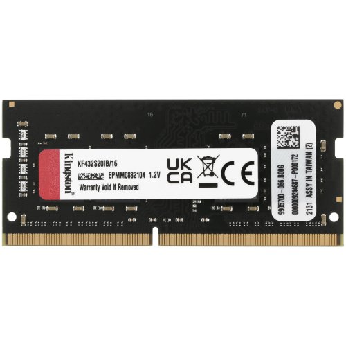 ������ SO-DIMM DDR4 16GB Kingston FURY Impact [KF432S20IBK2] DDR4, 16 ��x1 ��, 3200 ���, PC25600, ��