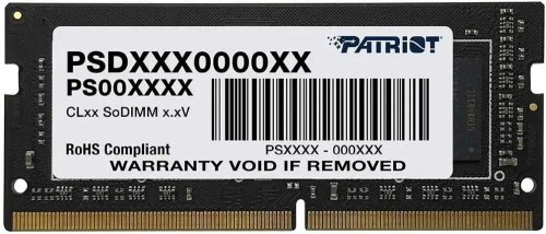 ������ SO-DIMM DDR4 16GB Patriot Signature Line 2666Mhz [PSD416G266681S] 16 �� CL19 1.2V