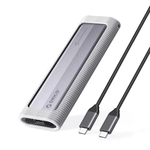 ������� ���� ��� M.2 SATA SSD M2 ORICO AXM2F, ����� (ORICO-AXM2F-GY-BP) ���� �����������: USB-C, ���