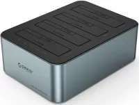 ���-������� ORICO ORICO-6646C3-C-EU-GY-BP �� 4 HDD/SSD ��� 2.5 � 3.5 SATA HDD/SSD,  USB3.0 to Type