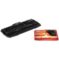������� ����� Qumo Wartime K51/M67, ����������  ���������, 104 + 10 ������, ��������� RGB, ���� ����